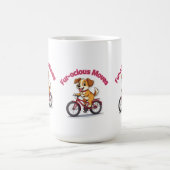 Mug **Funny Cycling Dog – Cute Dog Riding a Bicycle Il (Centre)