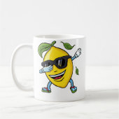 Mug Funny Dabbing Lemon Summer Camp Vacation Beach Men (Gauche)