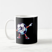 Mug Funny Dabbing Soccer Ball Cartoon Srt Gift Kids Bo (Gauche)
