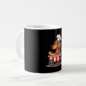 Mug Funny Dachshund Chien Hotdog Sandwich Weenie Sauci (Devant gauche)