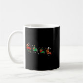 Mug Funny Dachshund Christmas Parade (Gauche)