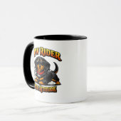 Mug Funny Dachshund Low Rider, High Attitude (Devant gauche)