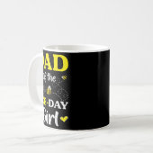 Mug Funny Dad Of The Bee Day Girl Birthday (Devant gauche)