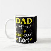 Mug Funny Dad Of The Bee Day Girl Birthday (Gauche)