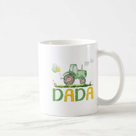 Mug Funny Dada Anniversaire Garçon Tracteur ferme Cami (Droite)
