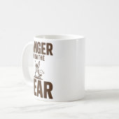 Mug Funny Danger From The Rear, Humor Women Attitude  (Devant gauche)