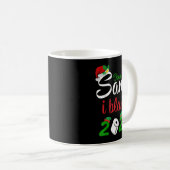 Mug Funny Dear Santa Quote 2020 Christmas I Blame 2020 (Devant droit)