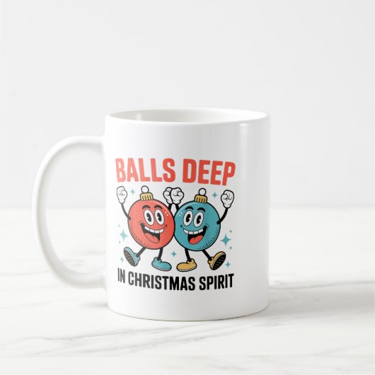 Mug Funny Deep In Christmas Srit  (Gauche)