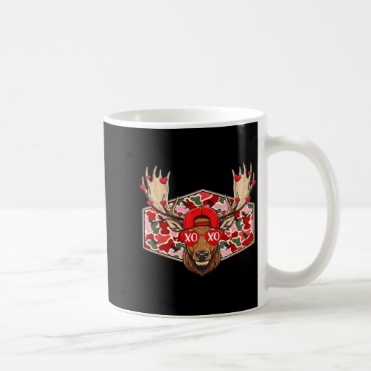 Mug Funny Deer Hunting Buck Camo Valentines Day Men Wo (Droite)