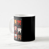 Mug Funny Dental Christmas Teeth Cute Xmas Dentist Squ (Devant gauche)
