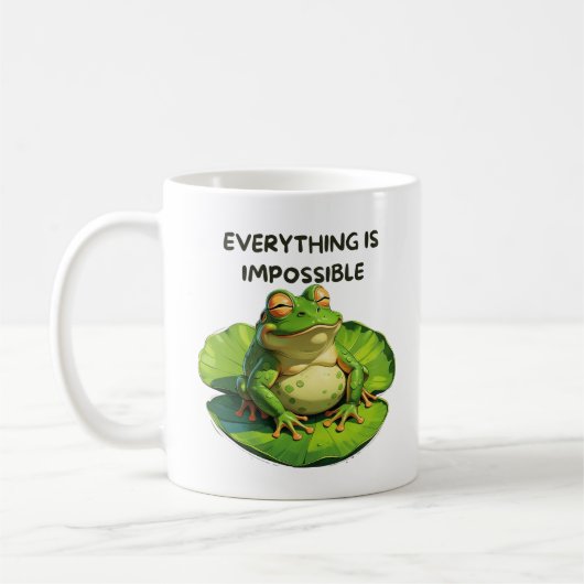 Mug Funny Design for Humor Lovers and Overthinkers (Gauche)