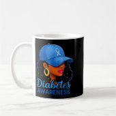 Mug Funny Diabetes Awareness Month Black Women (Gauche)