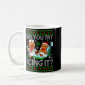 Mug Funny Did You Try Icing It Christmas Gingerbread X (Gauche)