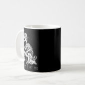Mug Funny Dinosaur Skeleton Costume Goth Men Women Hal (Devant gauche)