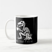 Mug Funny Dinosaur Skeleton Costume Goth Men Women Hal (Gauche)