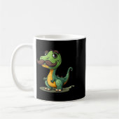 Mug Funny Dinosaur With Mustache Beard For Adults And (Gauche)
