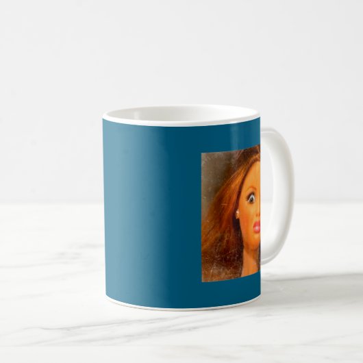 Mug Funny Disgusting Doll Face Meme  (Devant droit)