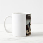 Mug Funny Distressed Doll Face Meme Smoking Sarcastic  (Gauche)