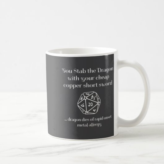 Mug Funny Dnd Gift For Role Playing Games Rpg  (Droite)