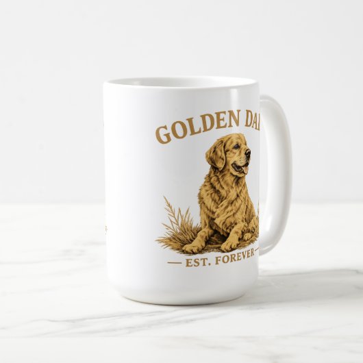 Mug Funny Dog Dad Gift (Devant droit)