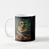 Mug Funny Dog Eating Taco Graphic Art Design (Gauche)