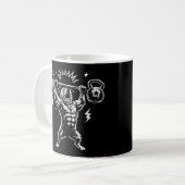 Mug Funny Dog Gym Workout Hilarious Weightlifti (Devant gauche)