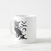 Mug Funny Dog Pooping Bats (Devant gauche)