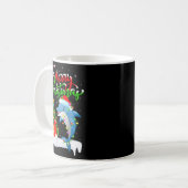 Mug Funny Dolphin Fish Lover Xmas Lighting Dolphin Chr (Devant gauche)