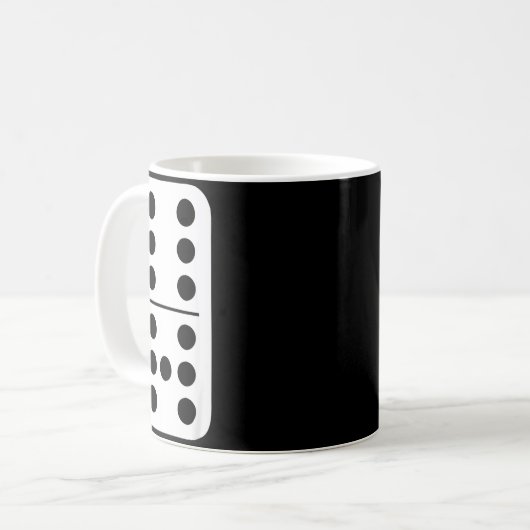 Mug Funny Domino Meme Six Seven Play Strategy Number H (Devant gauche)