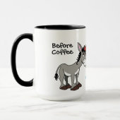 Mug Funny Donkey Unicorn Personnalisé (Gauche)