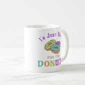 Mug Funny Donut Lover Quote (Devant droit)