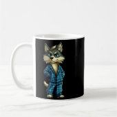 Mug Funny Dreamy Wolf In Pajama Outfit For Sleepy Boys (Gauche)
