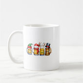 Mug Funny Drinking Christmas Santa Beer Christmas Ligh (Gauche)