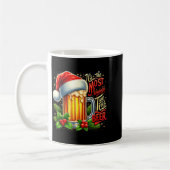 Mug Funny Drinking Christmas Santa Beer Lovers Trend N (Gauche)