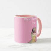 Mug Funny Duck Meme – “Welcome to My Crib” Cute Animal (Devant droit)