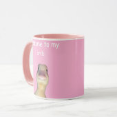 Mug Funny Duck Meme – “Welcome to My Crib” Cute Animal (Devant gauche)