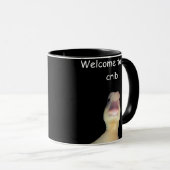 Mug Funny Duck Meme – “Welcome to My Crib” Cute Animal (Devant droit)