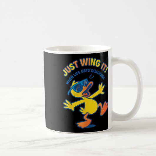 Mug Funny Duck Shirt Drôle Citation Tee - shirts Graph (Droite)