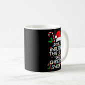 Mug Funny Due To Inflation Ugly Christmas Sweaters For (Devant droit)