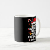 Mug Funny Due To Inflation Ugly Christmas Sweaters For (Devant droit)