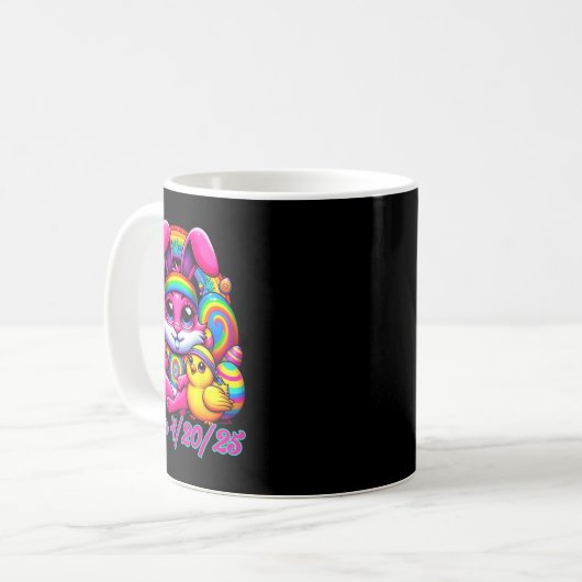 Mug Funny Easter Bunny Chick Smoking  (Devant gauche)