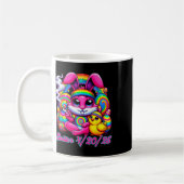 Mug Funny Easter Bunny Chick Smoking  (Gauche)