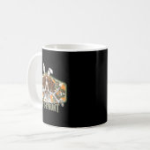 Mug Funny easter labrador retriever on the hunt bunny (Devant gauche)