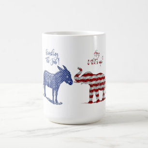 Mug Funny Elections Theme Pro Democrats Biden 2024