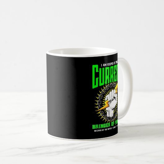 Mug Funny Electrician Electrical Engineer Lineman (Devant droit)