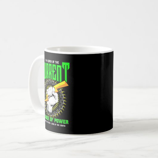 Mug Funny Electrician Electrical Engineer Lineman (Devant gauche)