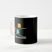 Mug Funny Electricity Expliqué Stuff I Enseignant Nerd (Devant gauche)