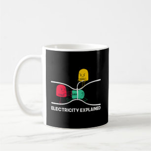 Mug Funny Electricity Expliqué Stuff I Enseignant Nerd