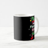 Mug Funny Elf Christmas Pajamas Pjs Matching Family Gr (Devant droit)