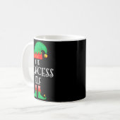 Mug Funny Elf Family Christmas Princess Elf Sweater Me (Devant gauche)